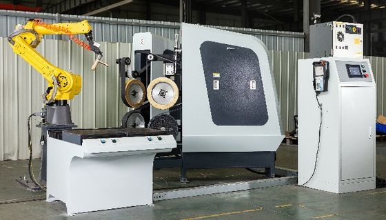 10.5KW FUNAC Robotic Polishing Machine For Plumbing Handle