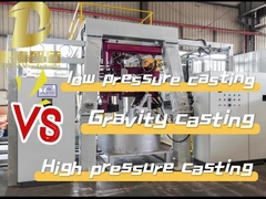 Air Pressure Compressed Metal Die Casting Machine With 1800KG Furnace Capacity