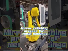 Mirror polishing process for metal castings