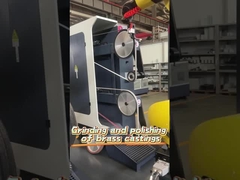 Grinding and polishing of brass castings with robot