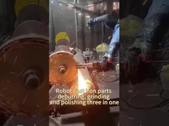 Robot cast iron parts deburring, grinding and polishing three in one