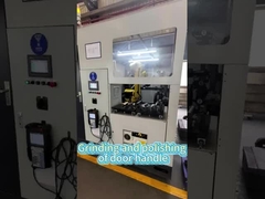 Grinding and polishing of door handle 