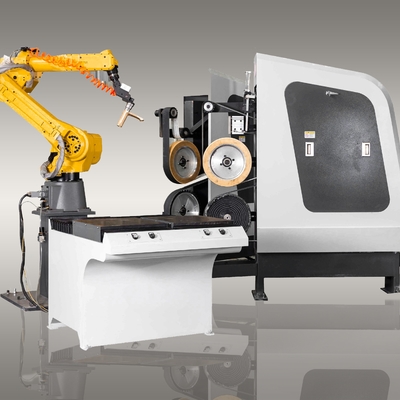 CNC Robotic Buffing Machine Grinding For Brass Accessories With 1.5KW Stepper Motor