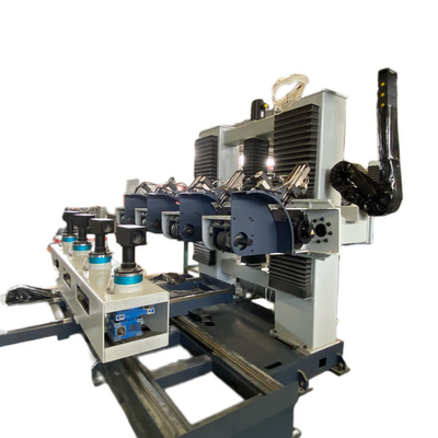 Four Stations Copper Surface Industrial Polishing Machine For Sanitary Ware Fitting
