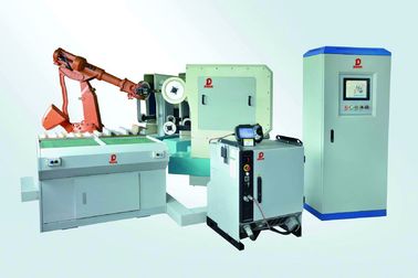 Copper Surface Faucet Robotic Polishing Machine Easy Operate With CNC System