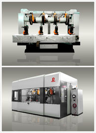 Workpieces Metal Surface Polishing Machine / Automatic Polishing Machine With 4 Stations