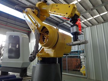 Fully Automatic Robotic Polishing Machine 5000*5000*2000 Dimension For Aluminum Chair Base