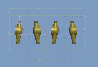 Industry Low Pressure Die Casting Process For Sanitary Fittings Faucets