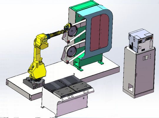 380V Digital CNC Polishing Machine For Copper Surface Industry Door Handles