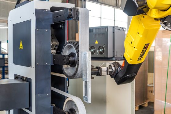Precision Plumbing Handle Robotic Polishing Machine For Water Tap Hardware