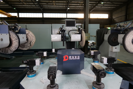Buy CNC Robotic Polishing Machine 6-Axis Multi-Station for Metal Grinding online manufacture