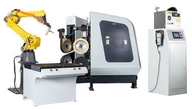 Buy Faucets Industrial Full Automatic Robot Grinding Machine With 2 Robot Cell online manufacture