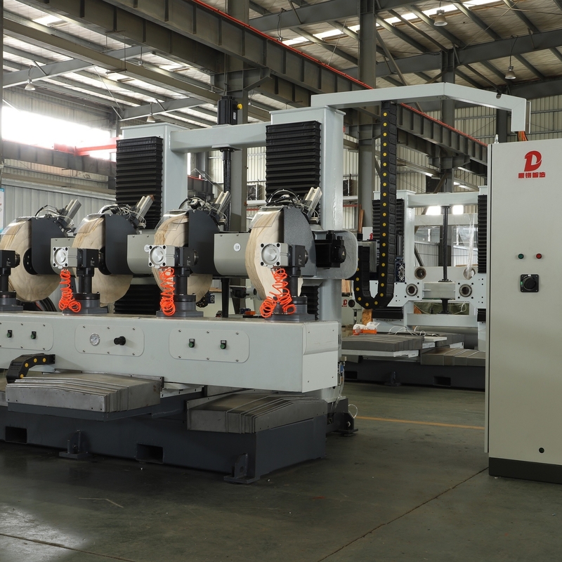 Industrial CNC Polishing Automatic Surface Grinding Buffing Machine Four Stations
