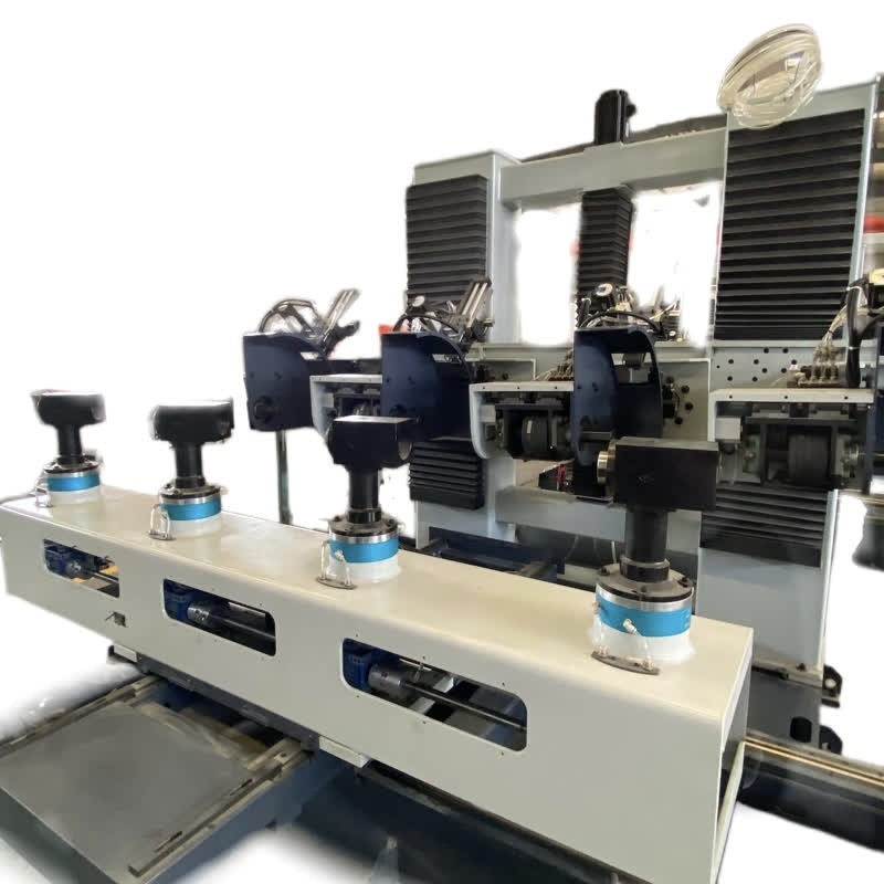 6 Axis Automatic Polishing Machine For Brass Pipe Fittings