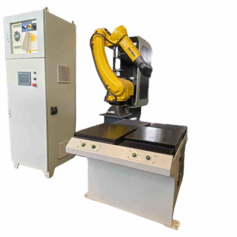 FUNAC Robot Grinding And Polishing Machine For Bath Mixer / Water Tap / Faucets / Handles