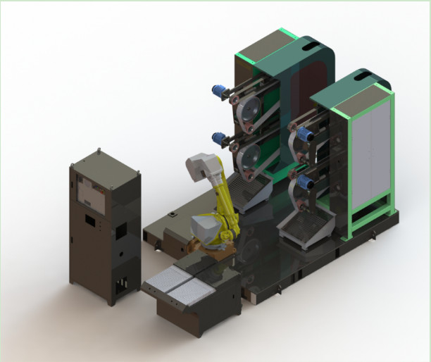 Highly Efficient Grinding Machine With FANUC Robot Cell Improved Productivity