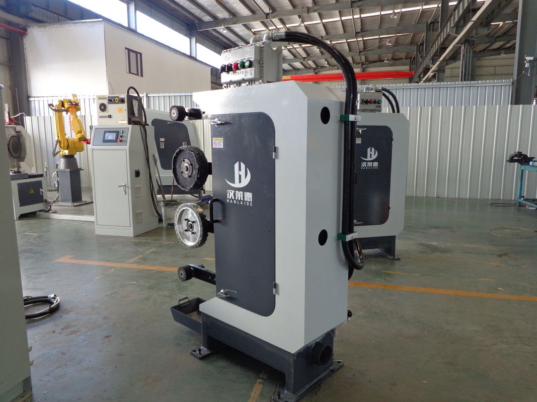 Industrial Robotic Grinding Cell , CNC Buffing Machine For Sanitary Faucet