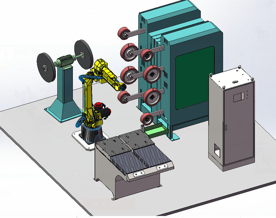 Robot Fully Automatic Grinding Machine Eliminate Dust Pollution Low Noise