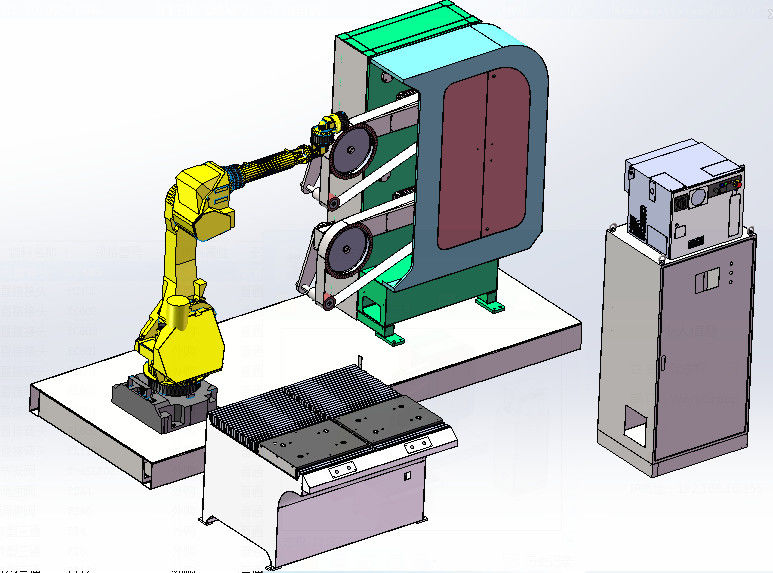 20m/Min 1500W Robot Grinding Machine For Bathroom Accessories