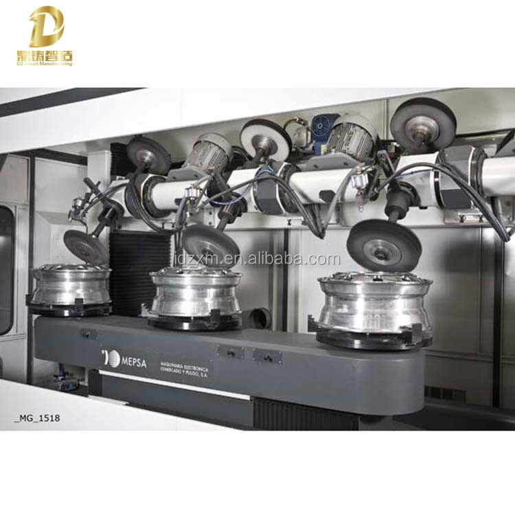 DZ Automatic High Speed Brass CNC Polishing Machine 4 Stations For Faucet Parts