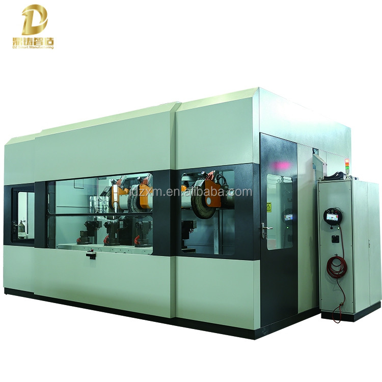 Aluminum Valve Bar Handle Surface CNC Polishing Machine With Four Stations