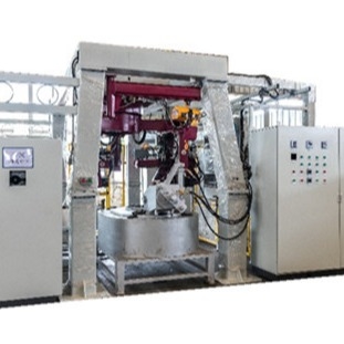 Fully Automatic Low Pressure Die Casting Machine With Two Manipulators