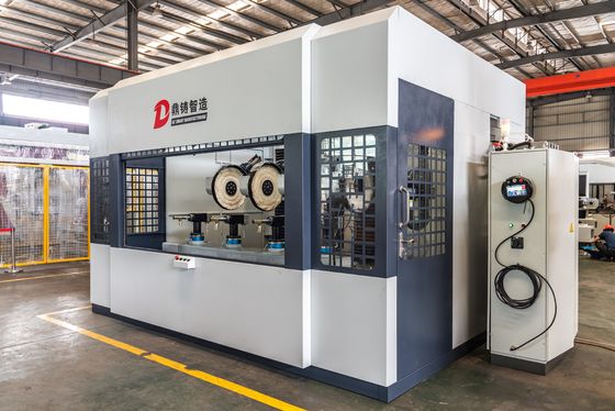 Metal Parts Grinding Robot Wheel Polishing Machine For Faucet Door Handle Brass Castings