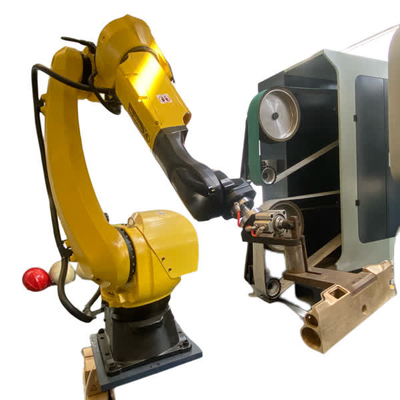 Energy Saving Plumbing Handle Robotic Polishing Machine For Bathroom Accessories