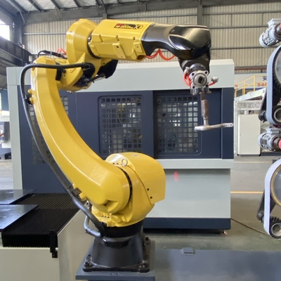 CNC Integrated Adaptive Grinding Polishing Robotic Workcell with Real time Position Compensation