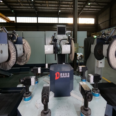 CNC Polishing Machine for Aluminum Wheels with Automatic Coordinate Compensation and Linear Velocity Compensation