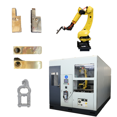 Design CNC Grinding Robot with High Precision for Automotive Wheel Hub Casting Parts Automatic Deburring