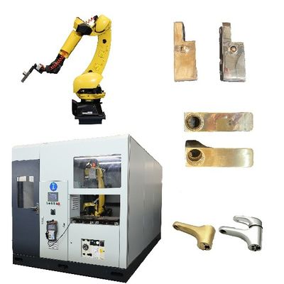 Automotive Components Grinding Robot Deburring Polishing Mechanical Equipment For Motor Castings End Caps