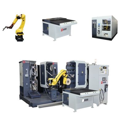 High Precision Zinc Alloy Polishing Iron Materials Grinding Robot Workshop Buffing Equipment For Motorcycle Handlebars