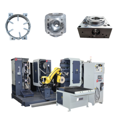 High-Efficiency Robotic Grinder Polisher for Engine Motor Metal Casings Automatic