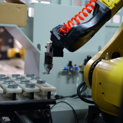 ABB Robotic Grinding Machine with Automatic Position Compensation