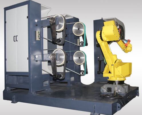 Automatic 6 Axis Polishing Machine for Mirror Shiny Brass Faucets Metal Workpieces