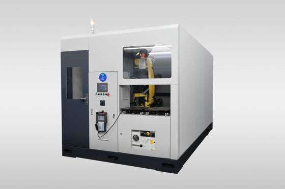 Automatic High Rigidity Metal Polishing Robot with High Safety Level for Stainless Steel Parts