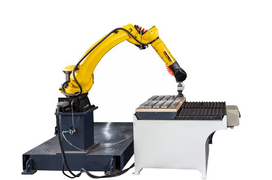 Fully Automatic CNC Polishing Machine with High Safety Level and High Rigidity for Metal Polishing Robot