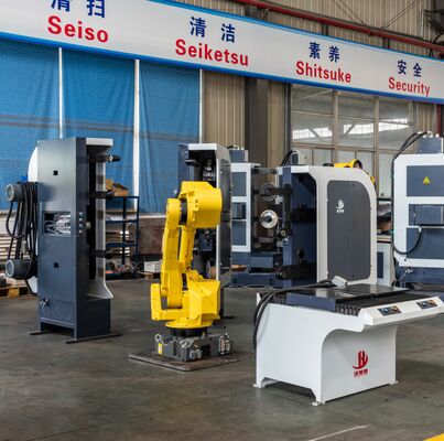 Fully Automatic Robotic Polishing Machine with High Safety Level and High Rigidity for Sanitary Ware