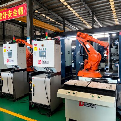 Automatic Metal Grinding Robotic Brass Alloy Door Handle Polishing Machine For Faucet And Hardware