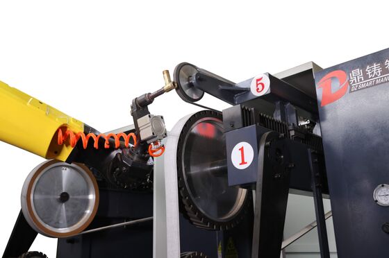 Automatic Bathroom Fitting Grinding Robot Brass Water Meter Stainless Steel Door Handle Polishing Machine