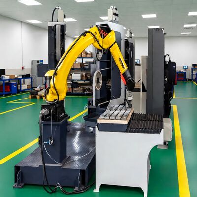 Automatic Digital Control Grinding Robot System Handle Brass Castings Stainless Steel Sink Polishing Machine