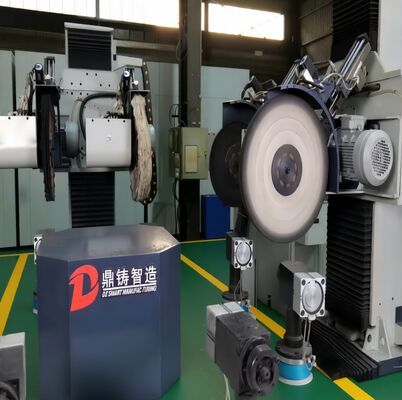 Automatic Bathroom Faucet 6 Axes Wheel Hub Polishing Machine Sanitary Ware Parts Buffing Equipment For Metal