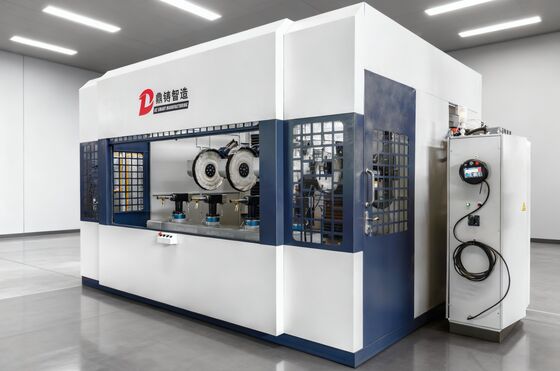 Automatic Metal Parts Surface Hardware Polishing System Machine Door Handle Robotic Buffing Equipment