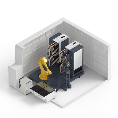 Robotic Polishing System for Motorcycle Brake Levers | Automatic Metal Grinder - DingZhu