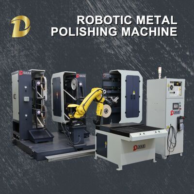 Fully Automatic Zinc Alloy Polishing Robot Stainless Steel Deburring Finishing Processes Aluminum Wheel Buffing Motor Bearing