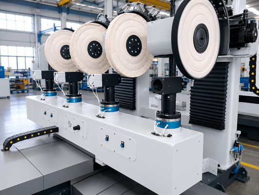 Automatic 4-Station Touch Screen Control CNC Polishing Machine Metal Buffing Equipment