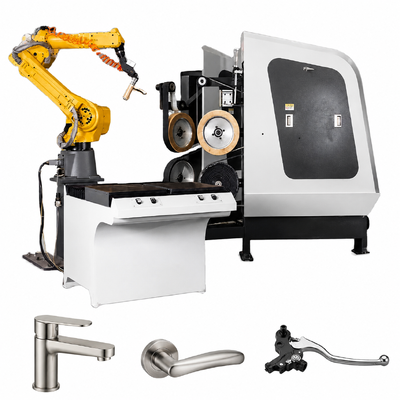 Full Automatic Robotics Deburring Polishing Grinding Machine for Motorcycle Parts Brass Faucet Hardware Door Handle