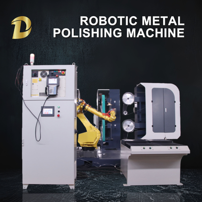 Robotic Stamped Steel Automotive Parts Deburring Machine Electromagnetic Workholding For Sheet Metal Edge Finishing