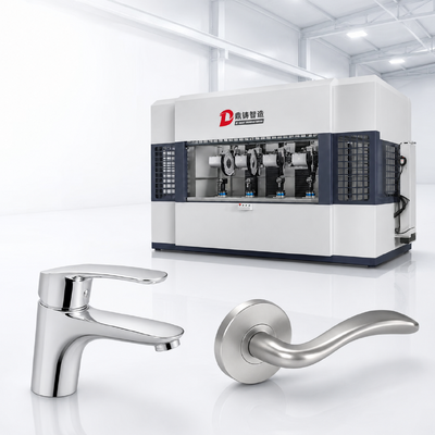 CNC Polishing Machine for Faucets & Door Handles | Automatic Metal Buffing, Full-Coverage Grinding